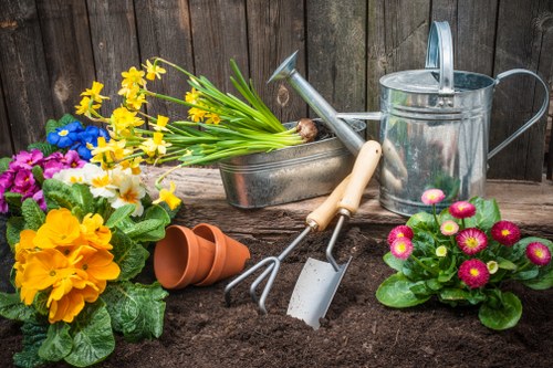 Customer complaint process for a landscaping service with site inspection and review