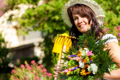 Public liability insured landscapers handling waste removal with care